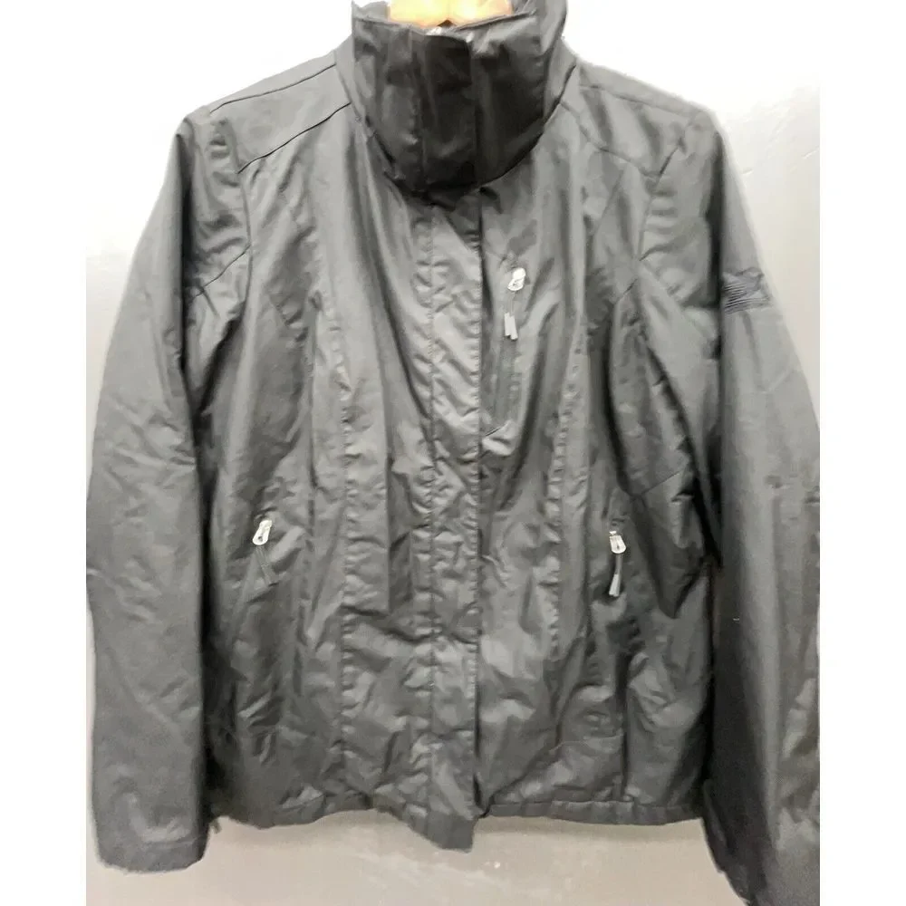 Zeroxposur Jacket Men M Black Midweight‎ Full Zip Pockets Casual Ski Coat